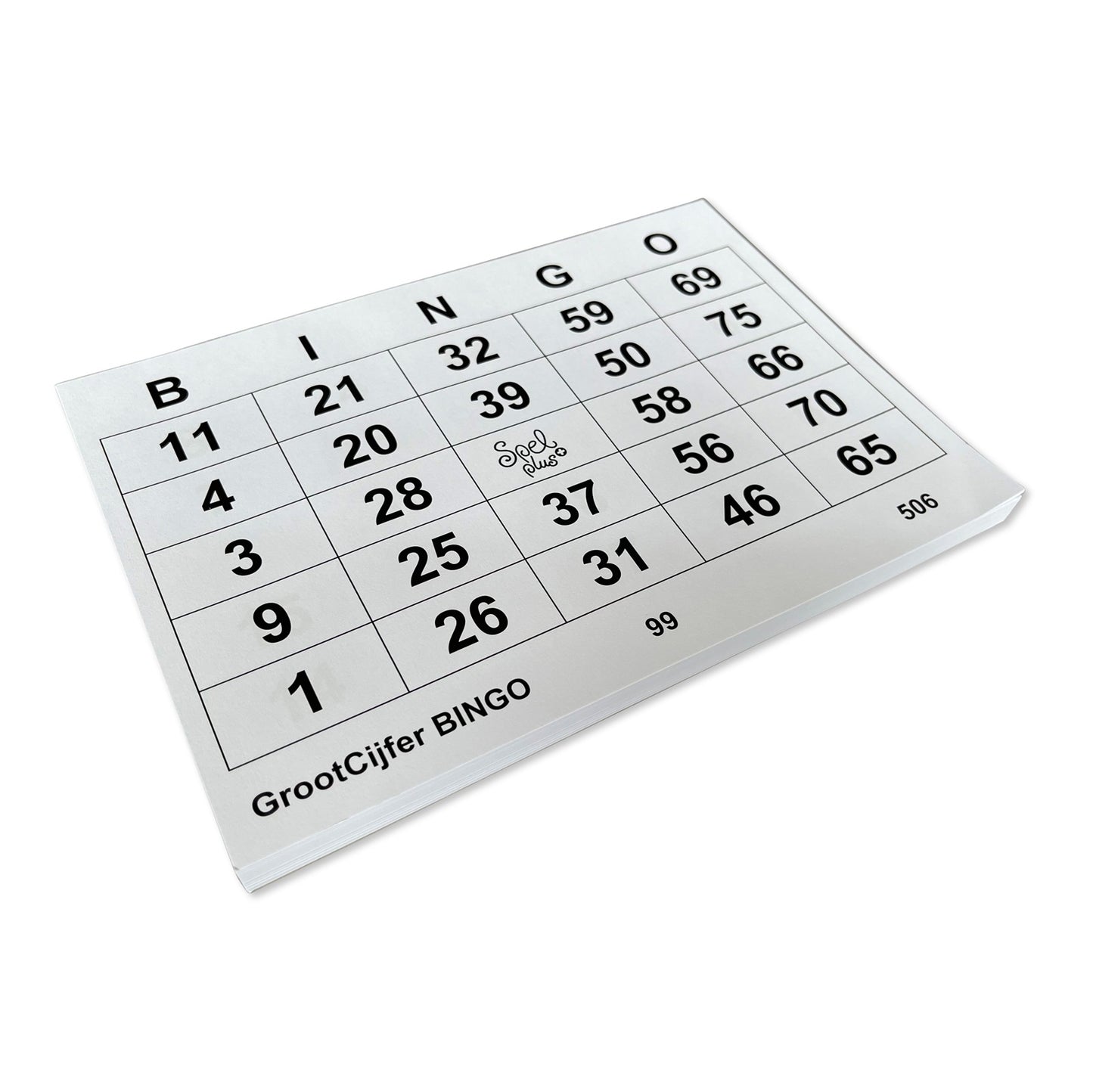 Bingokaarten XL – Extra grote bingokaarten die activering en leesbaarheid bevorderen voor senioren.