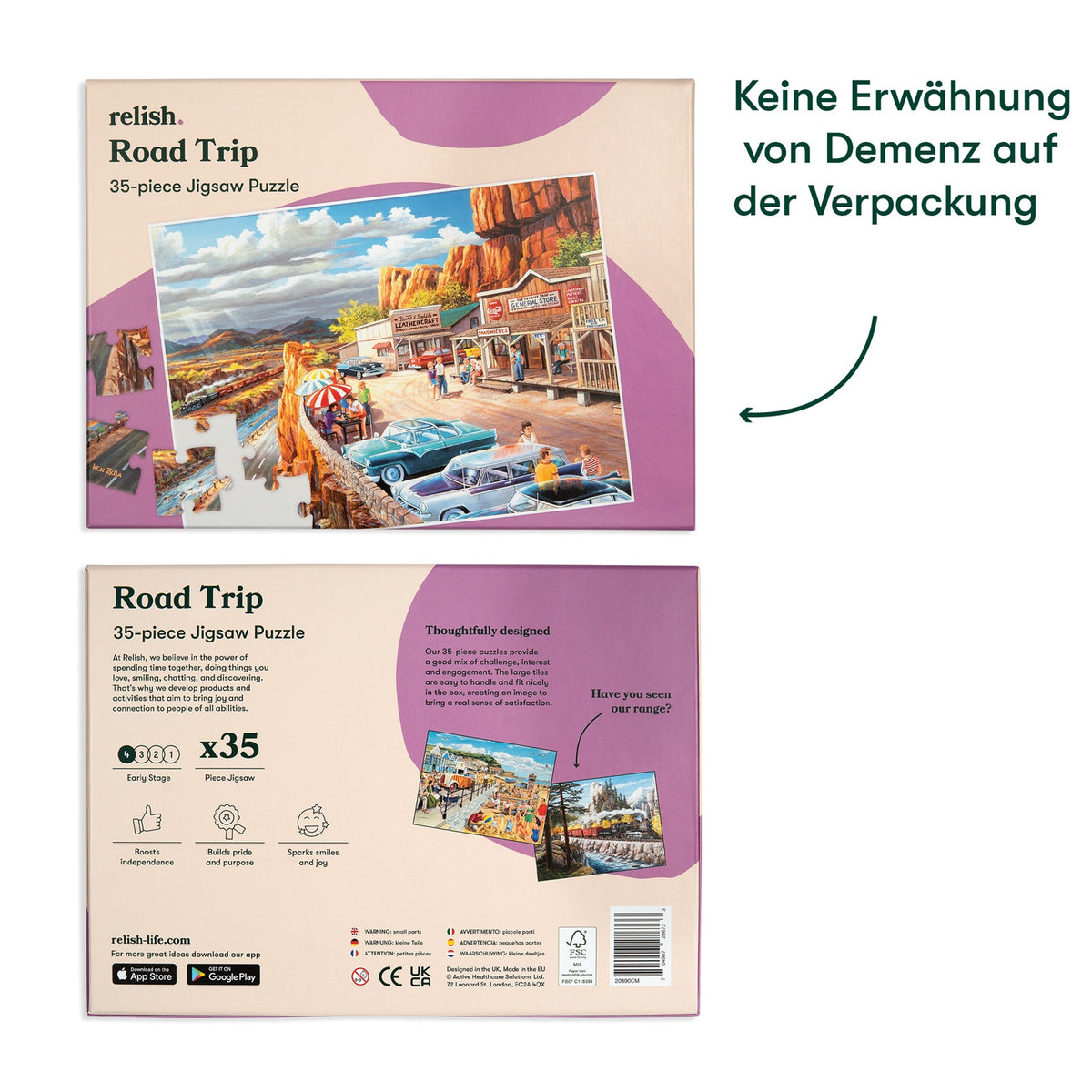 Demenz-Puzzle Road Trip – 35 Teile