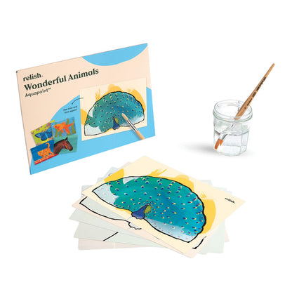foto van het leuke spel voor dementerenden Schilderen met water Natuur