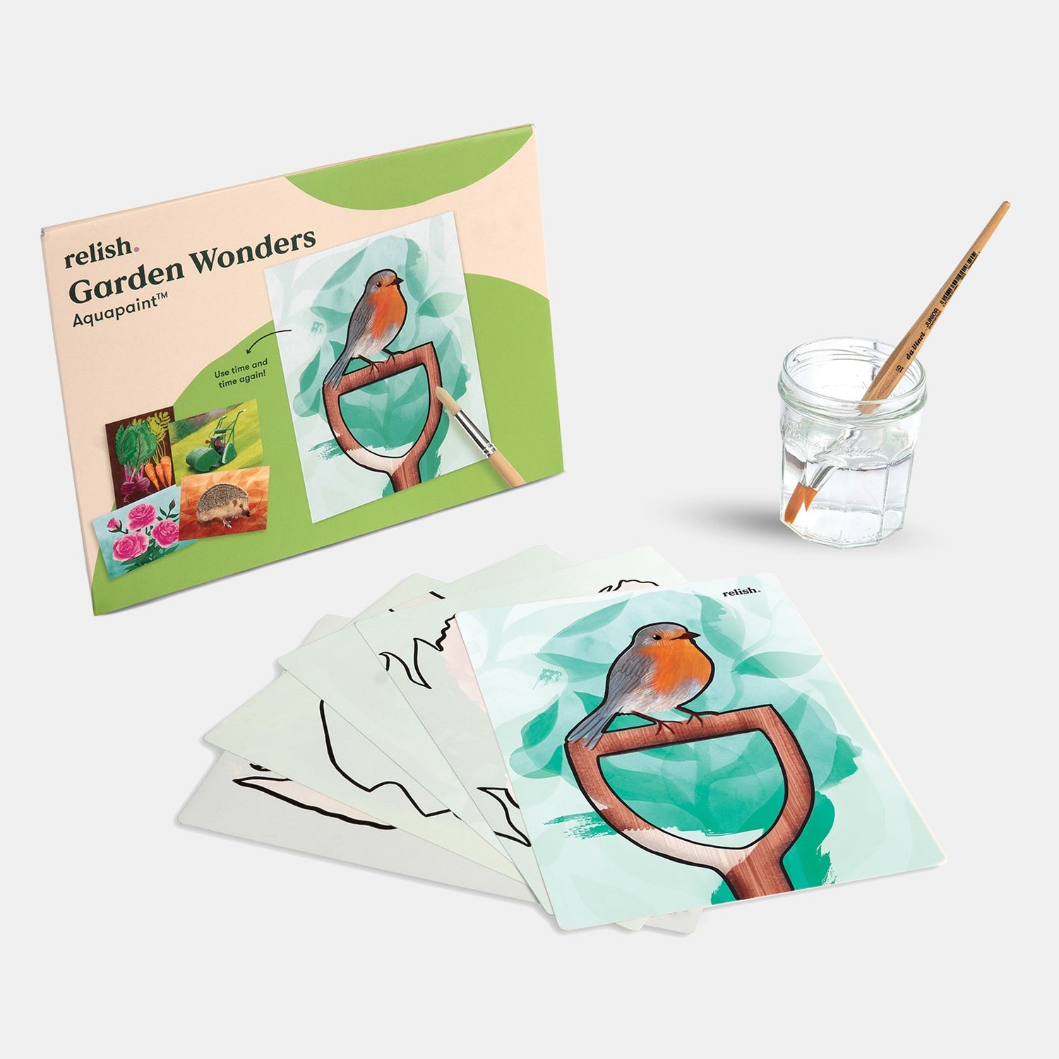 Malen mit Wasser – Im Garten (Aquapaint für Menschen mit Demenz)