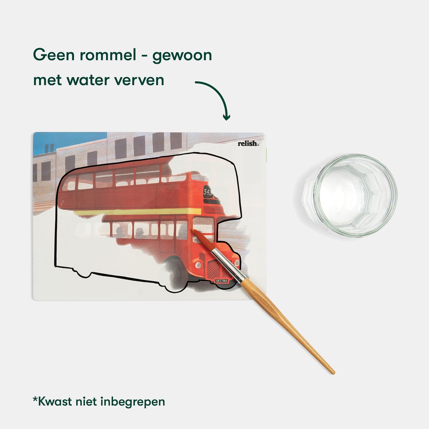 Malen mit Wasser – Transportthema für Demenz