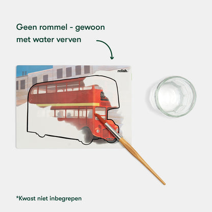 Malen mit Wasser – Transportthema für Demenz