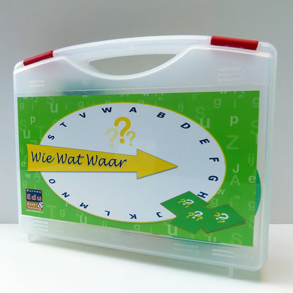 Wer Was Wo Spiel - Sprach- und Memoryspiel mit Ergänzungsblatt