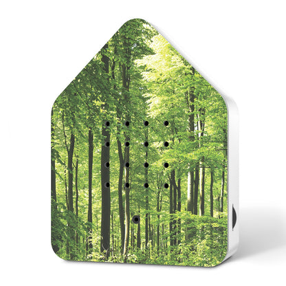 Zwitscherbox Forest – Natuurgeluiden met bewegingssensor, creëert een rustgevende sfeer voor senioren.