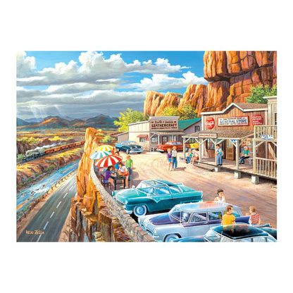 Demenzpuzzle Road Trip für Senioren und Menschen mit Demenz, mit 35 Puzzleteilen und einem klaren, gut erkennbaren Motiv
