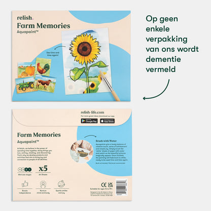 Malen mit Wasser – Farm Memories (Aquapaint für Menschen mit Demenz)