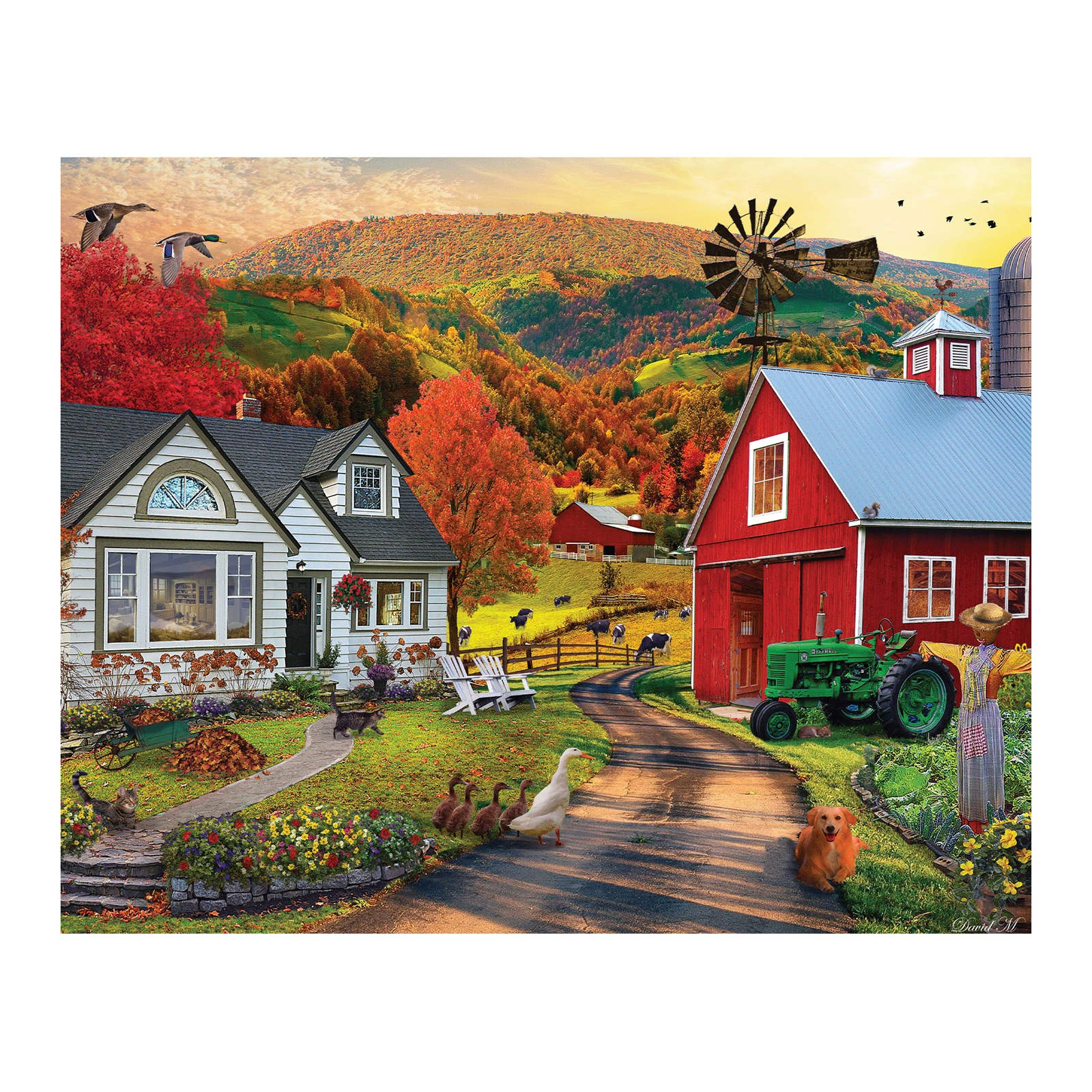 Puzzel 'Leven op de Boerderij' – 100 stukjes legpuzzel voor ouderen in een beginstadium van dementie.