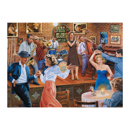 Demenzpuzzle Dancing Shoes – 63-teiliges Puzzle mit Tanzfestmotiv, fördert Gedächtnis und Gespräche bei Senioren und Menschen mit Demenz