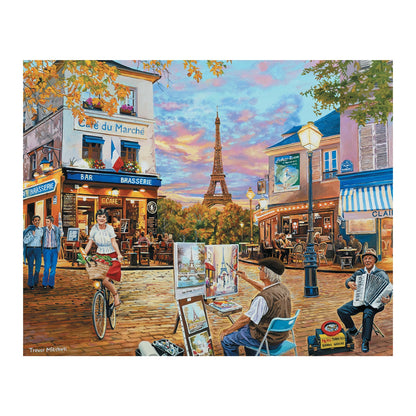 Demenzpuzzle Sonnenuntergang in Paris – 100 Teile, Puzzle mit Paris-Motiv, das Gedächtnis und Aktivierung bei Senioren und Menschen mit Demenz fördert