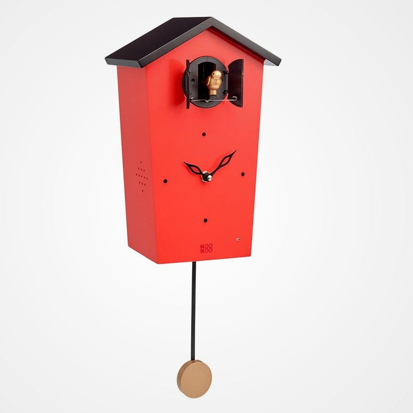 Koekoeksklok rood – Nostalgische klok die activering en herinneringen stimuleert voor ouderen.