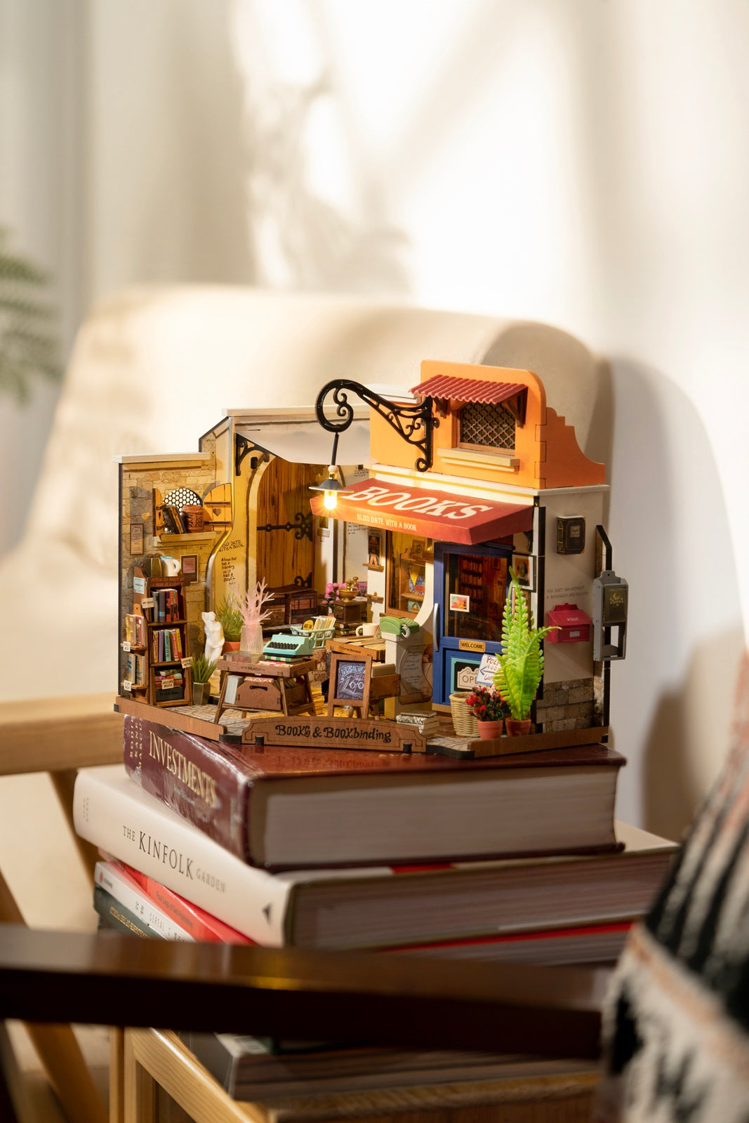 Baukasten für Senioren - 3D Puzzle - Corner Bookstore