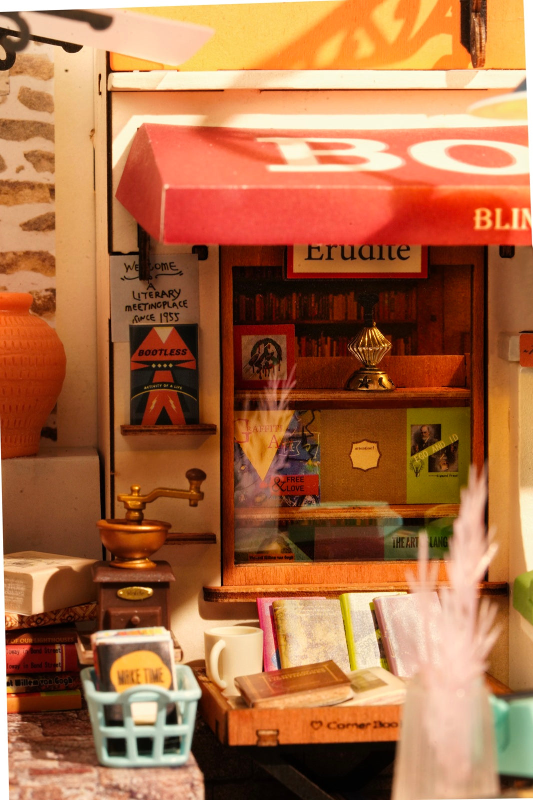 Baukasten für Senioren - 3D Puzzle - Corner Bookstore