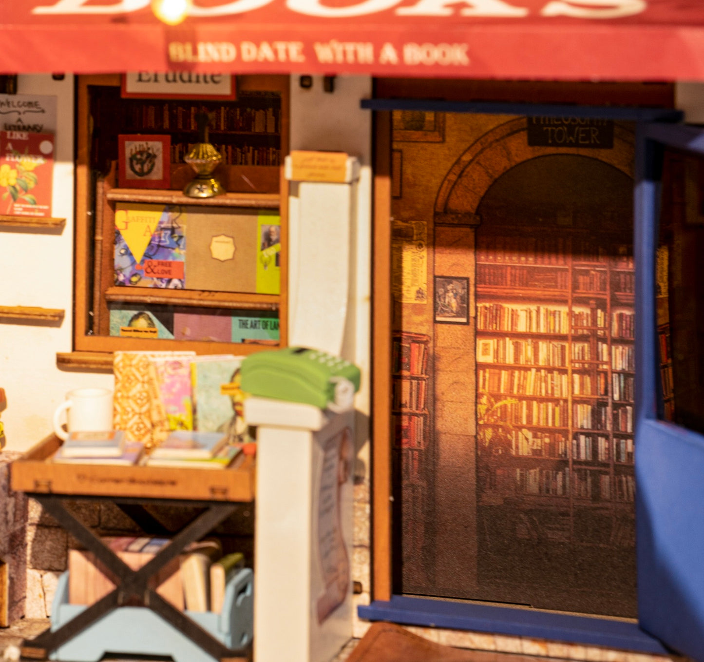 Baukasten für Senioren - 3D Puzzle - Corner Bookstore