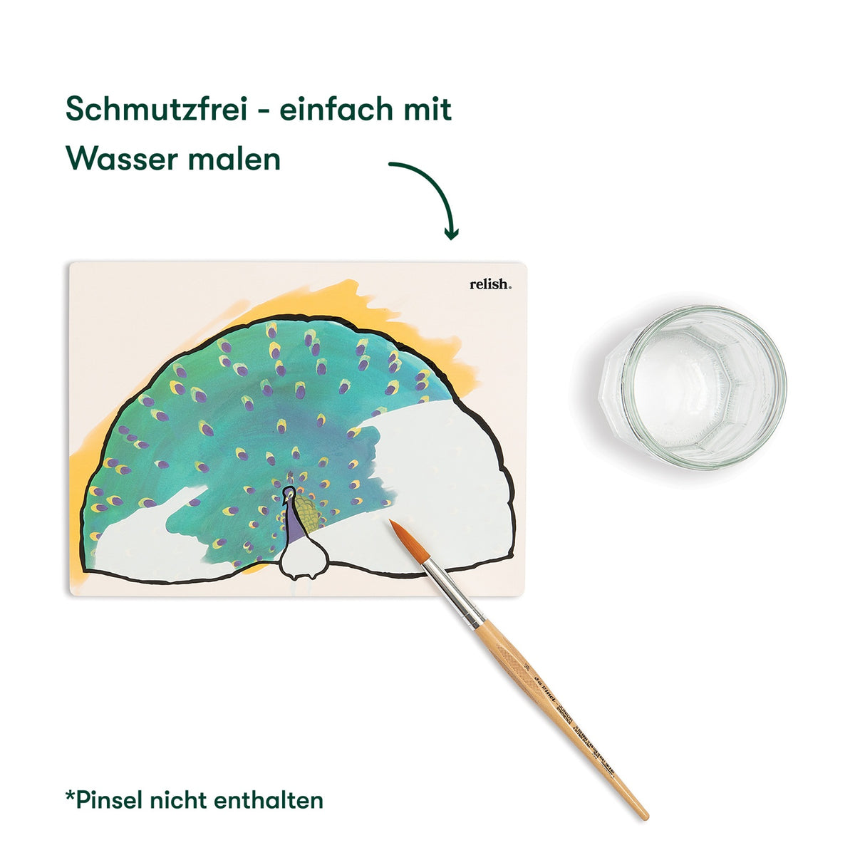 Aquapaint Tiere – Malen mit Wasser für Menschen mit Demenz