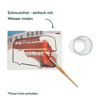 Aquapaint Fahrzeuge – Malen mit Wasser bei Demenz