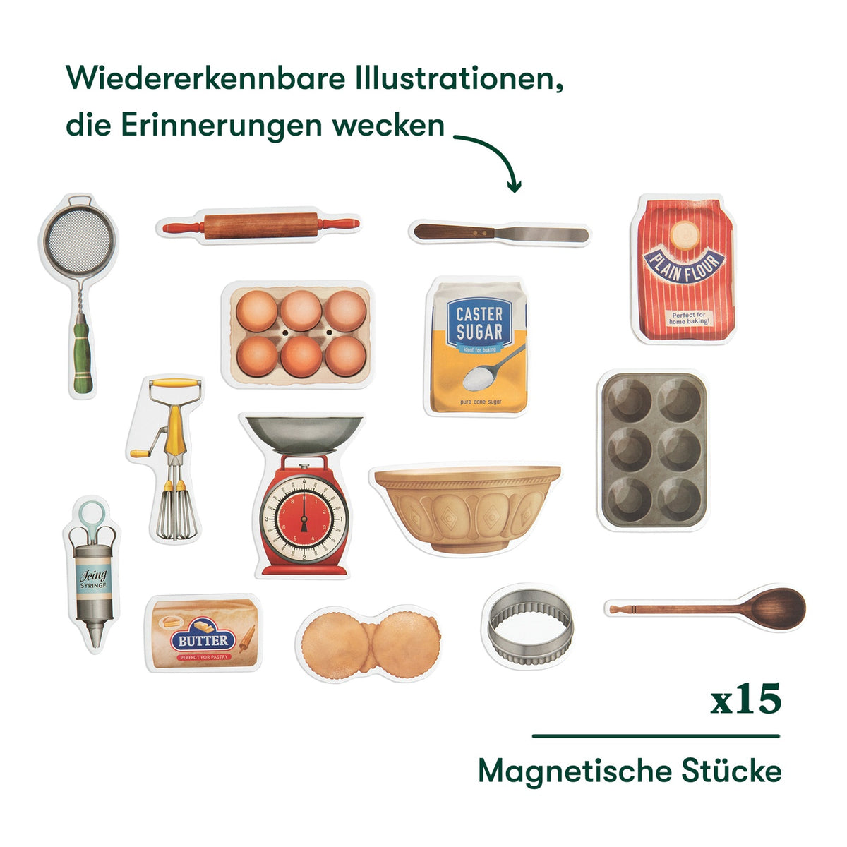 Magnetbild Backen – kreative Beschäftigung für Senioren