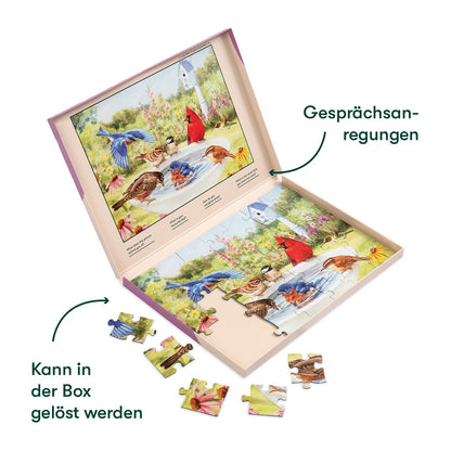 Demenz-Puzzle Badende Vögel – 35 große Teile
