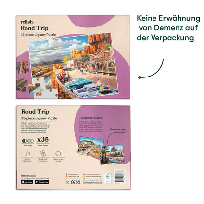 Demenz-Puzzle Road Trip – 35 Teile