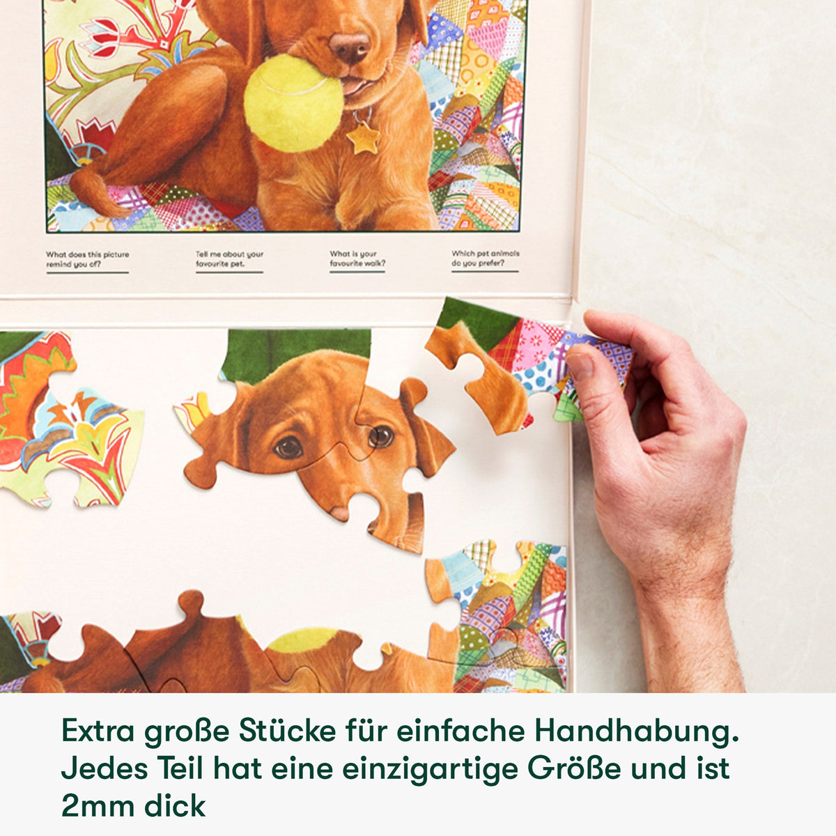 Demenz-Puzzle Puppy – 13 Teile