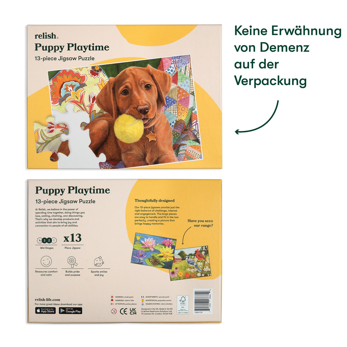 Demenz-Puzzle Lily Pond – 13 Teile