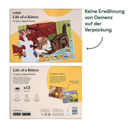 Demenz-Puzzle Kätzchen – 13 Teile