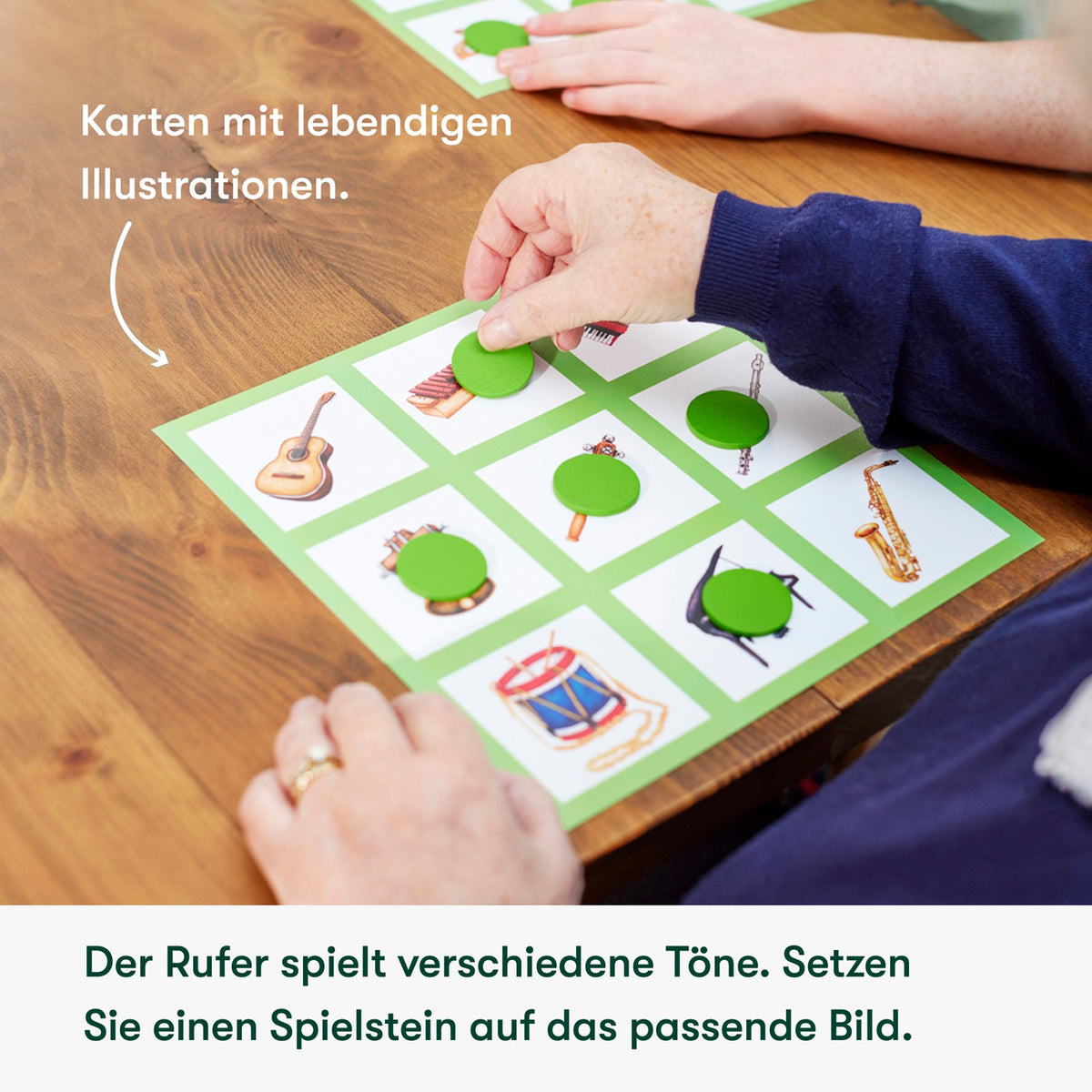 Musikbingo – musikalisches Spiel für Senioren