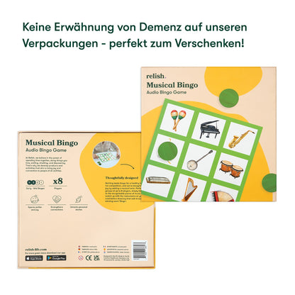 Musikbingo – musikalisches Spiel für Senioren