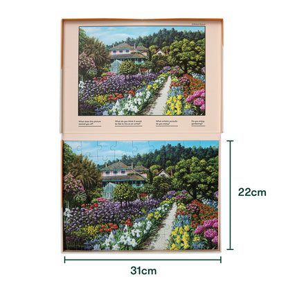 Demenz-Puzzle Monets Garten – 63 Teile