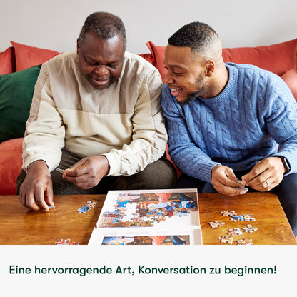 Demenz-Puzzle Monets Garten – 63 Teile
