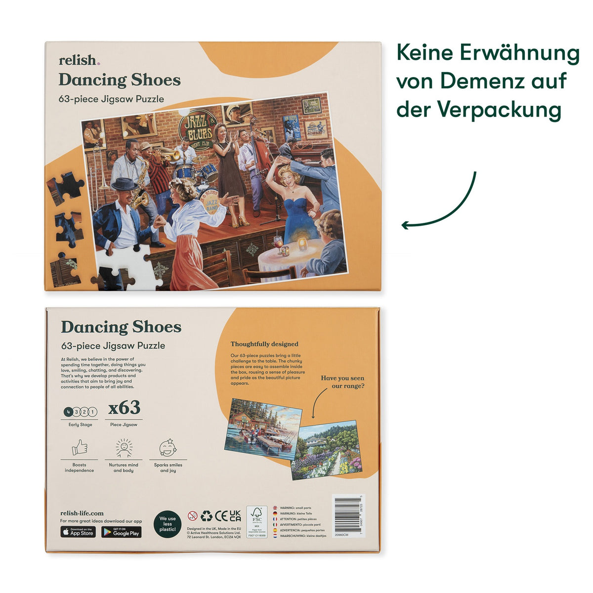 Relish Dancing Shoes – 63-Teile-Puzzle für Senioren