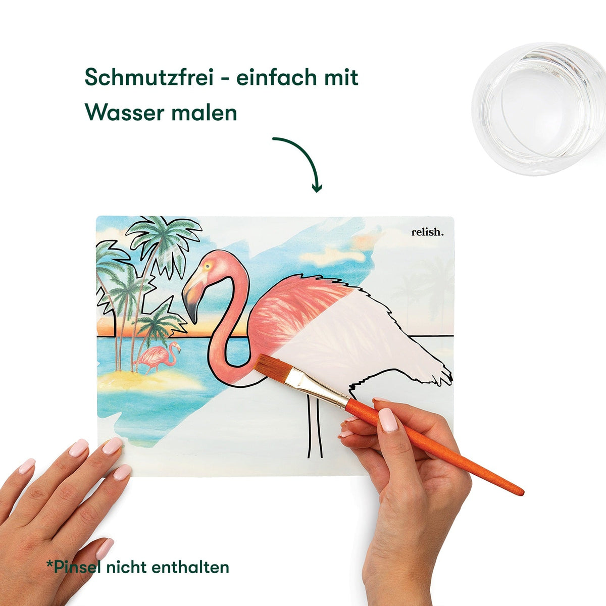 Aquapaint Vögel – Malen mit Wasser bei Demenz