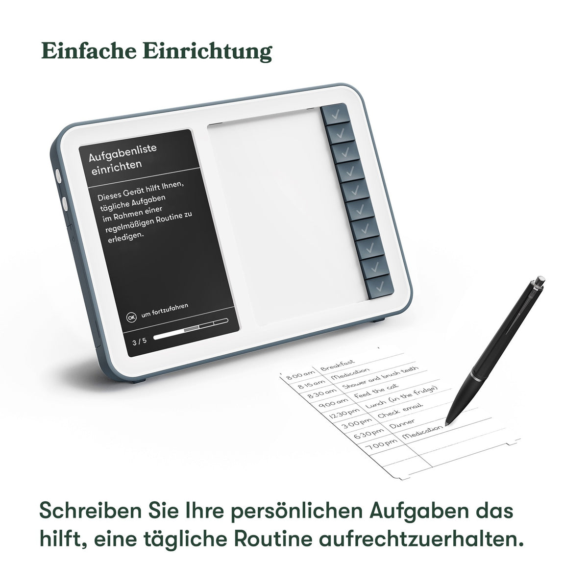 Relish Day Clock Hub – Demenzuhr für Tagesstruktur