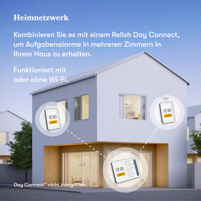 Relish Day Clock Hub – Demenzuhr für Tagesstruktur