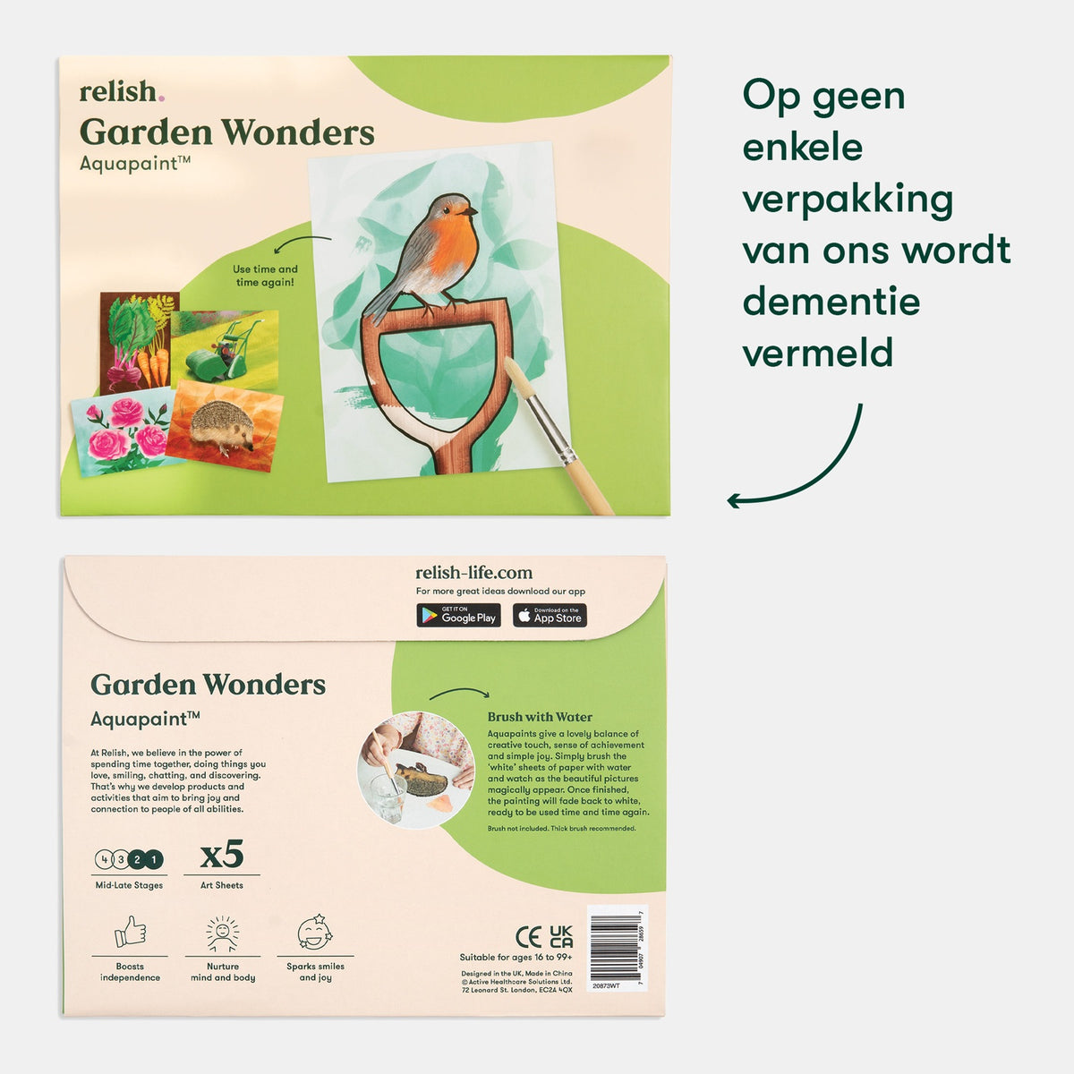 Aquapaint Garten – Malen mit Wasser bei Demenz