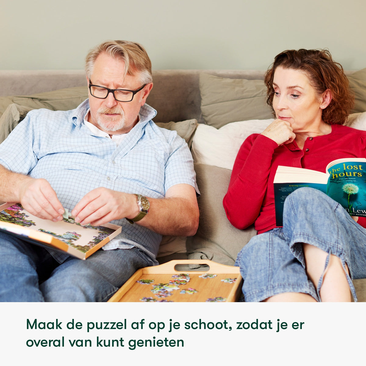 Demenz-Puzzle Badende Vögel – 35 große Teile