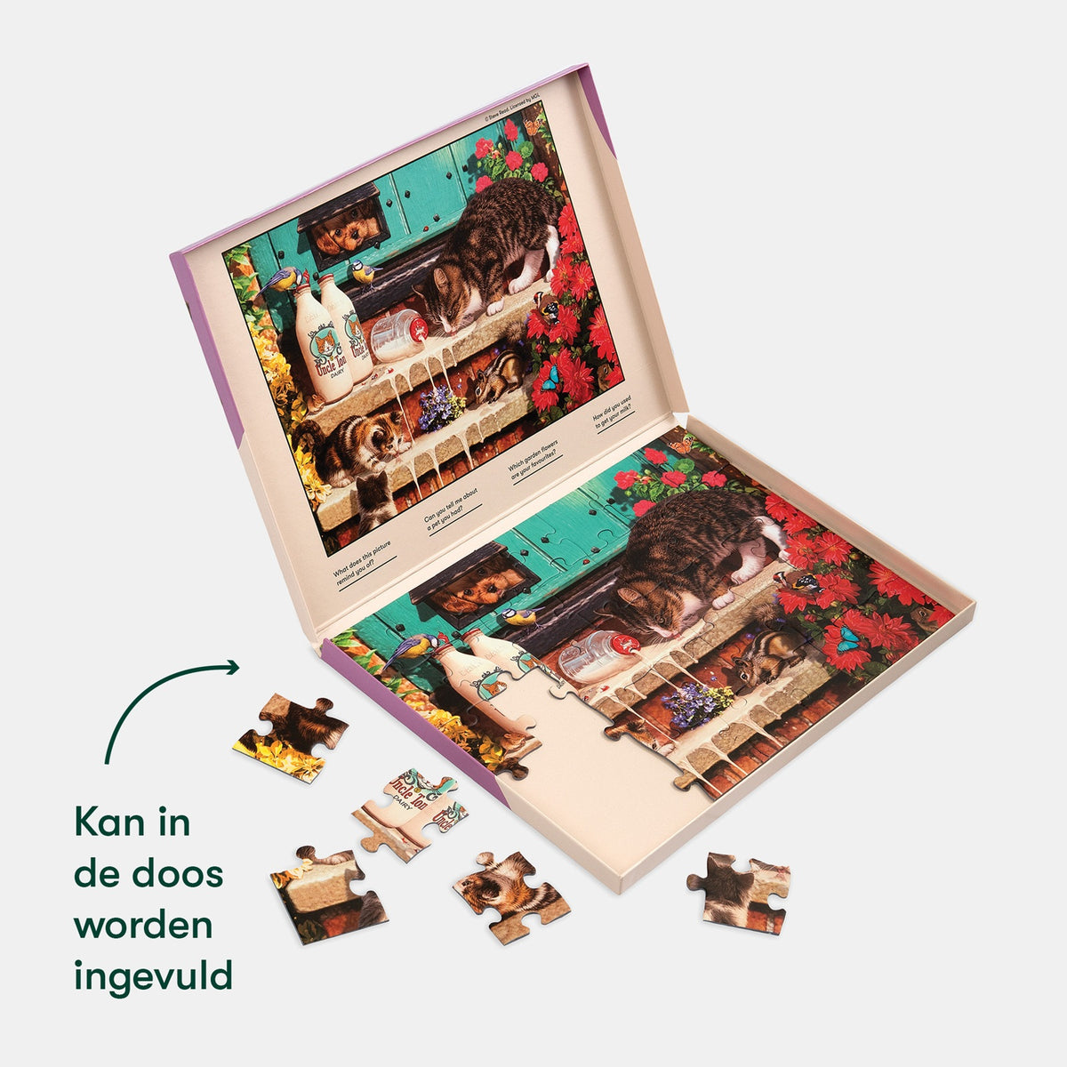 Demenz-Puzzle Verspielte Kätzchen – 35 große Teile