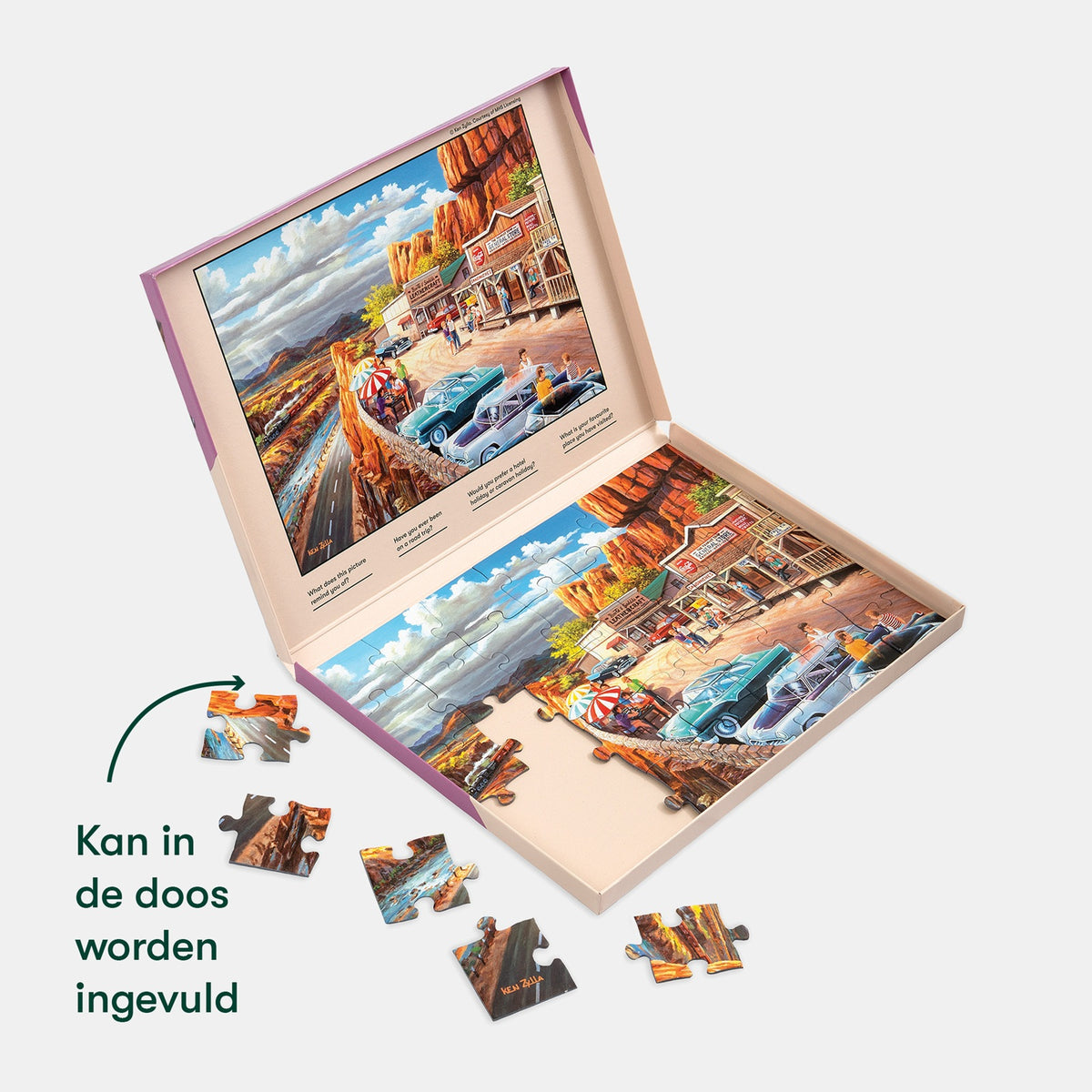 Demenz-Puzzle Road Trip – 35 Teile