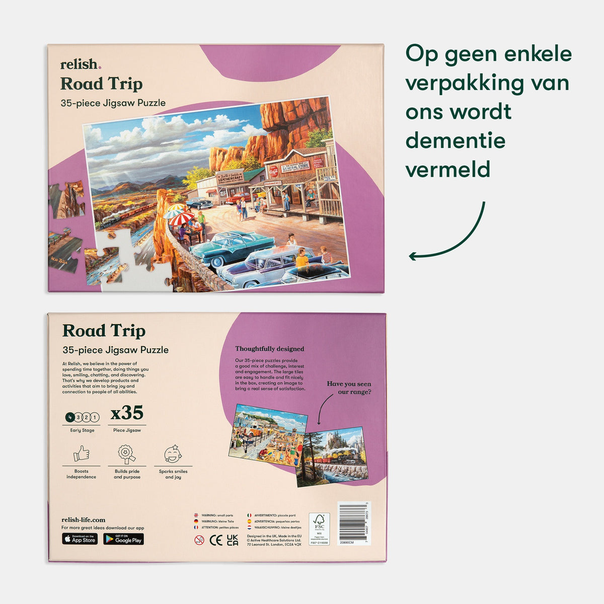 Demenz-Puzzle Road Trip – 35 Teile