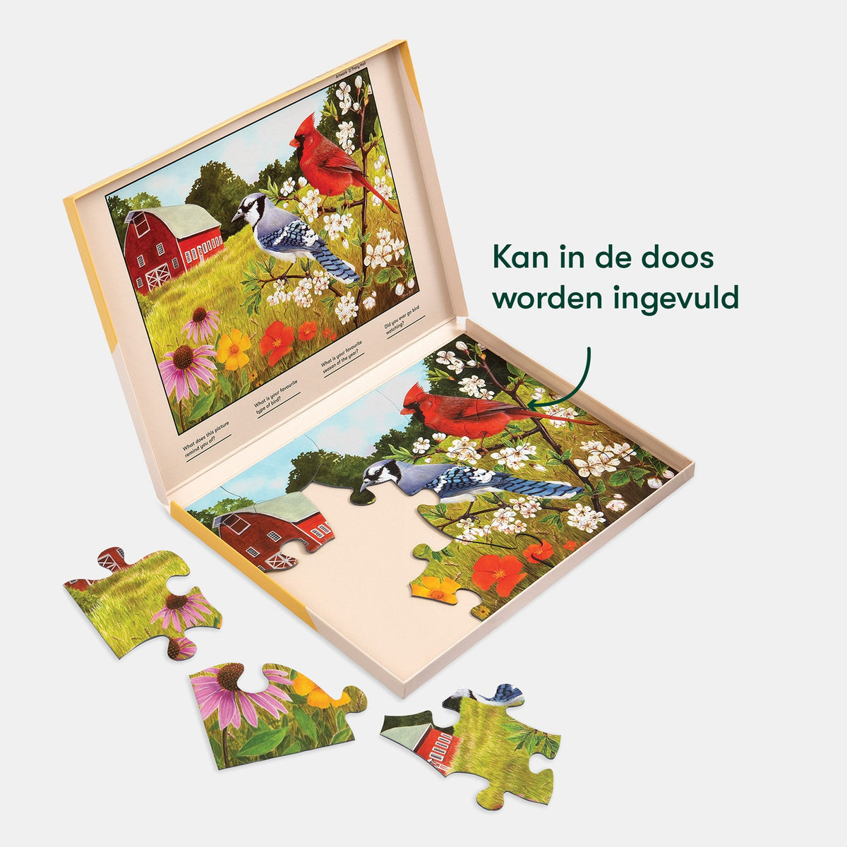 Demenz-Puzzle Sommervögel – 13 Teile