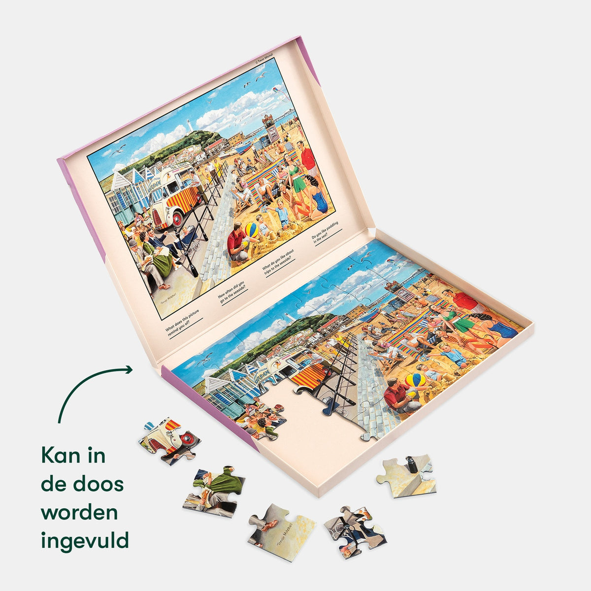 Demenz-Puzzle Nostalgie an der Küste – 35 Teile
