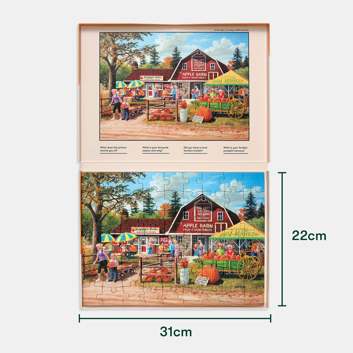 Demenz-Puzzle Bauernmarkt – 63 Teile