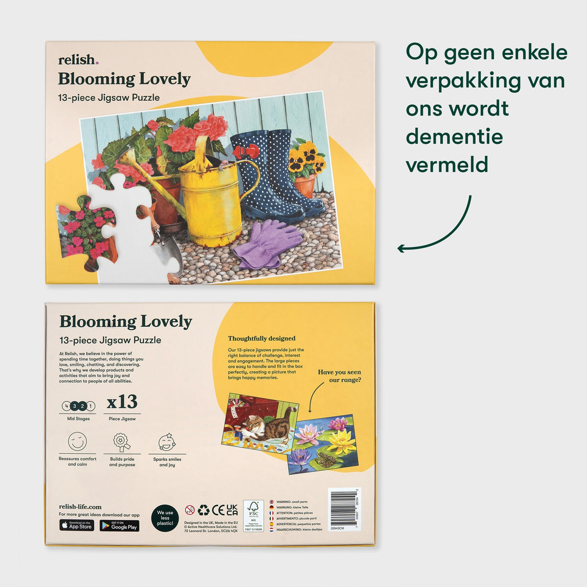 Relish Blumenliebe – 13-Teile-Puzzle für Senioren