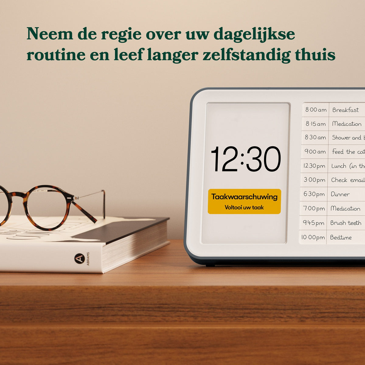 Relish Day Clock Hub – Demenzuhr für Tagesstruktur