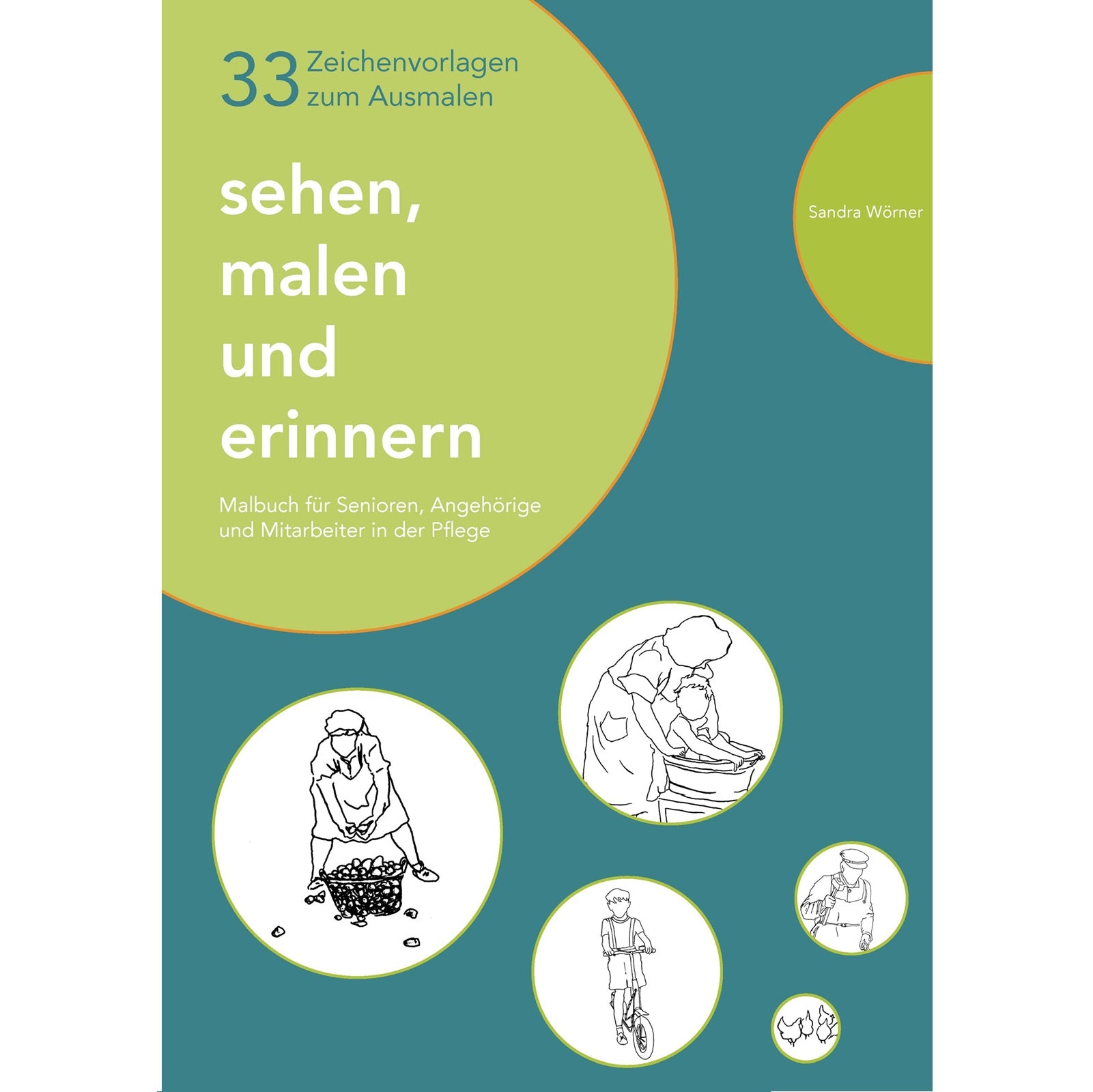 Sehen, malen und erinnern – Creatief herinneringsboek dat zintuigen en geheugen activeert voor ouderen.