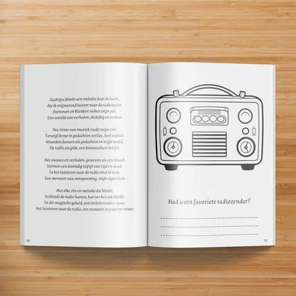 De Jaren 50 & 60 Kleurboek – Nostalgisch kleurboek voor ouderen, stimuleert creativiteit en geheugen bij dementie.
